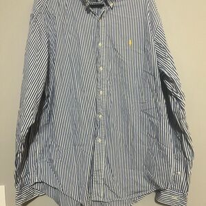 Blue Striped Men's Shirt‎